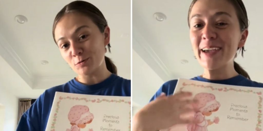 Sophie fandt særlig babybog i sin mors hus: Var slet ikke forberedt, hvad der var indeni