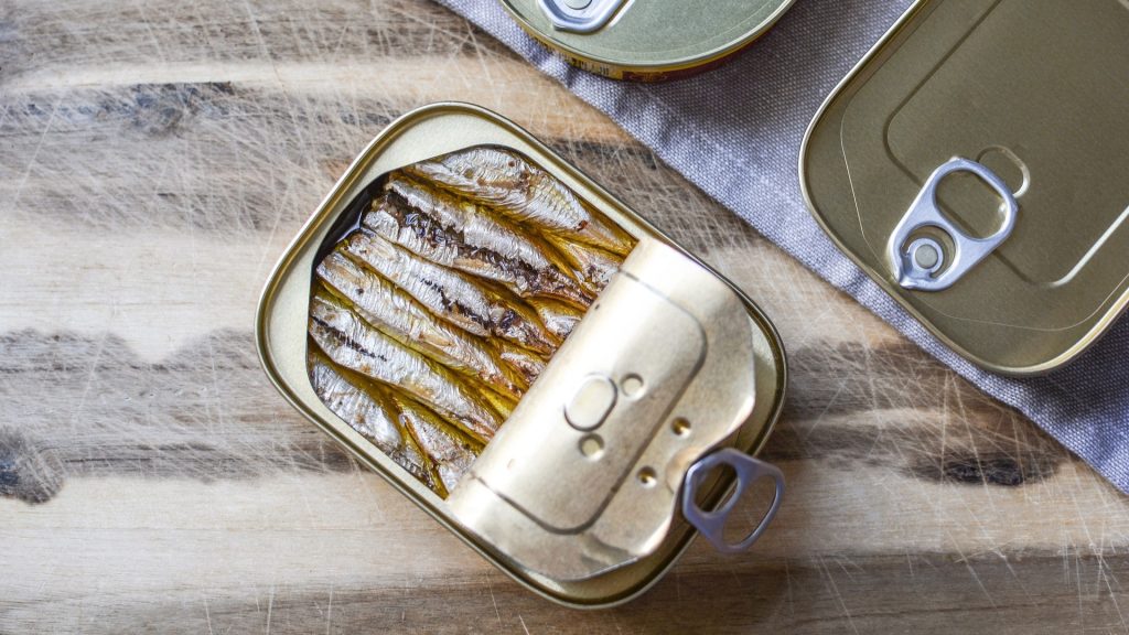 canned can fish