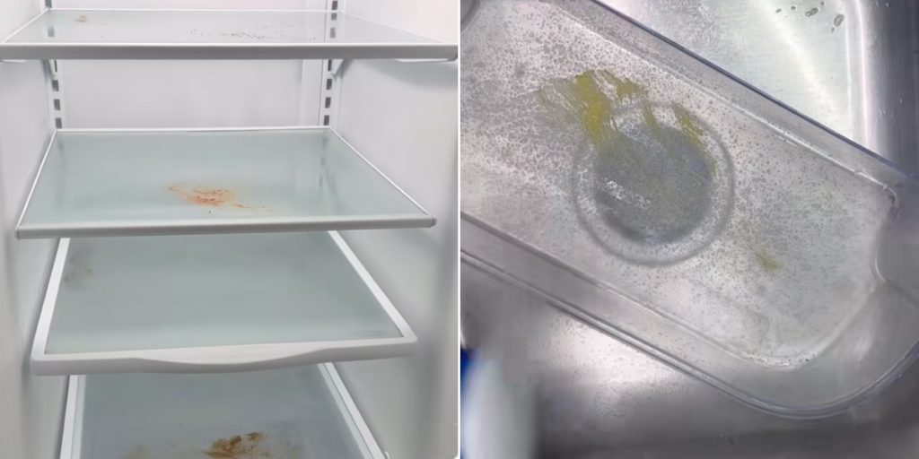Fjern dårlig lugt og hold køleskabet friskt: Kræver blot spray med 2 naturlige ingredienser