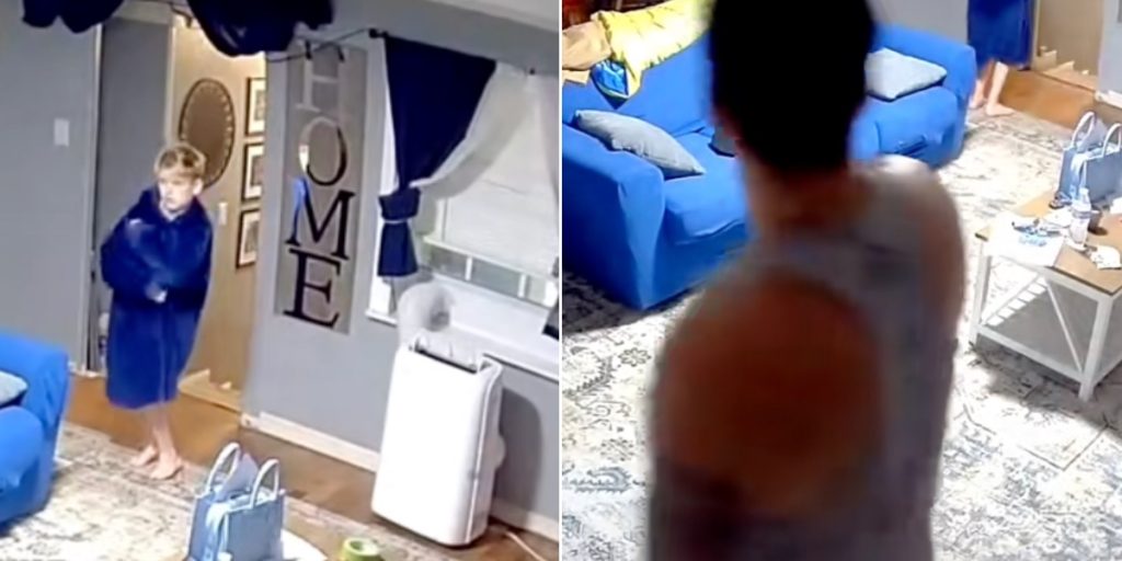 12-årig dreng tror, at han er alene hjemme: Hans far i chok over, hvad han fanger ham i at gøre