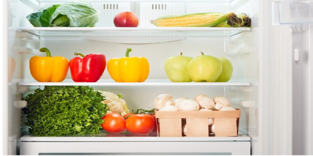 refrigerator food vegetables