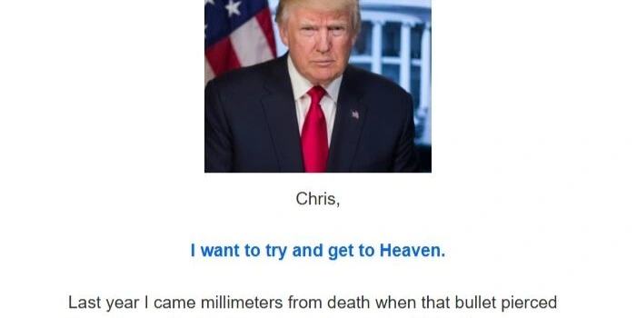 Donald Trump, email