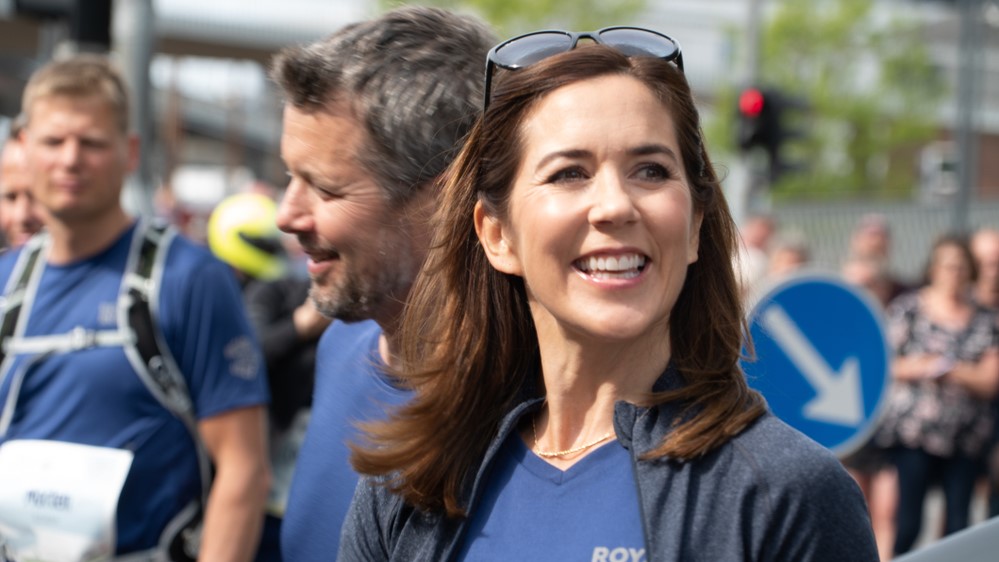 Crown Princess Mary at Royal Run i Odense, Denmark 2018