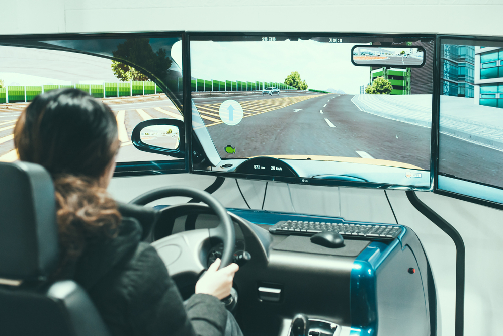 Simulation,Of,Indoor,Car,Driving