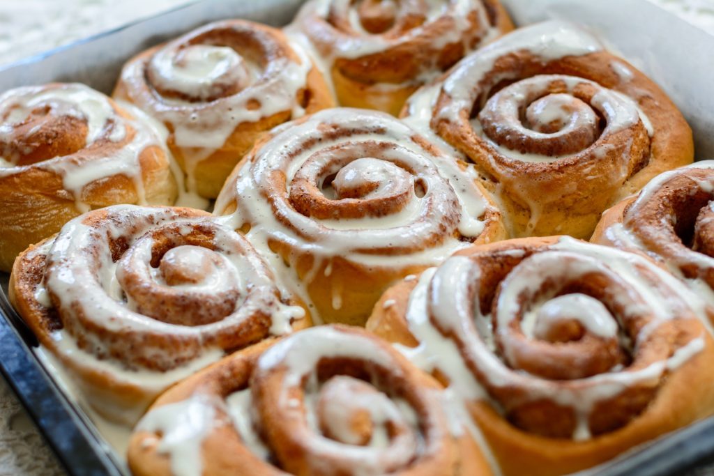 Kanelbolle, cinnamon bun, kanelsnegl