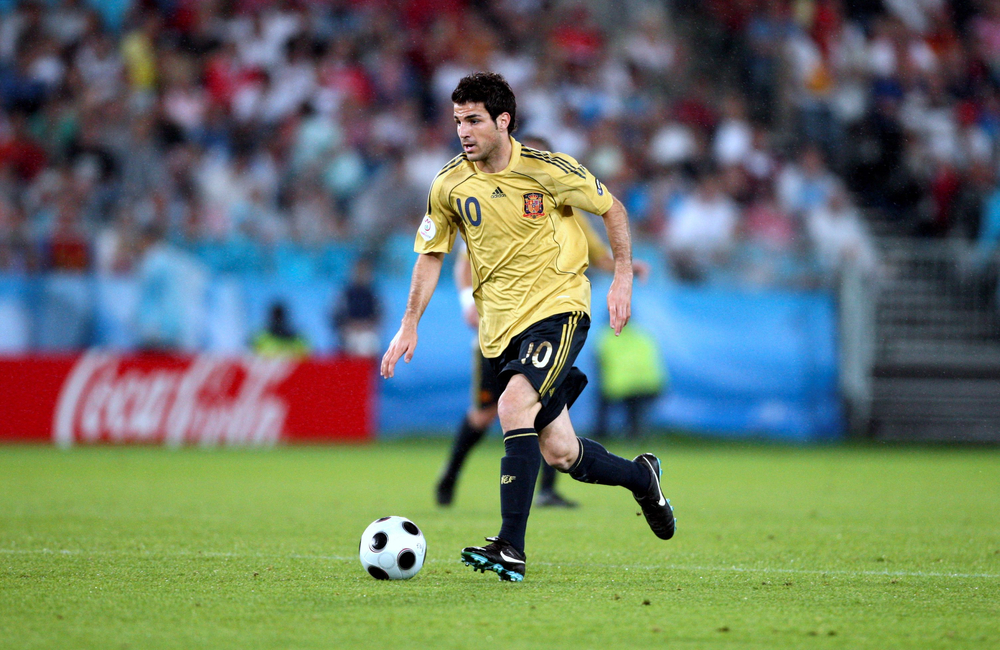 Wien,,Austria,-,June,26,,2008:,Cesc,Fàbregas,In,Action