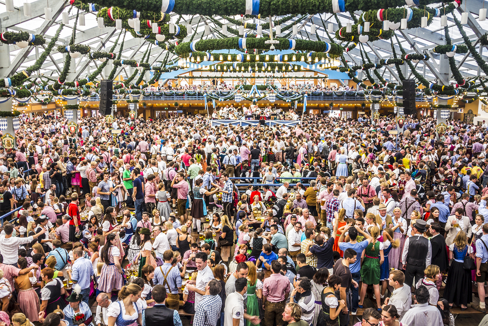 Munich,,Germany,-,September,23,,2012:,Oktoberfest,,Munich:,Overview,Over