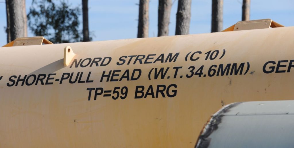 Nord Stream cable kabel under vand