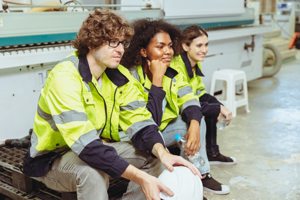 Workers,Employees,Factory,Arbejde,Fabriksansatte