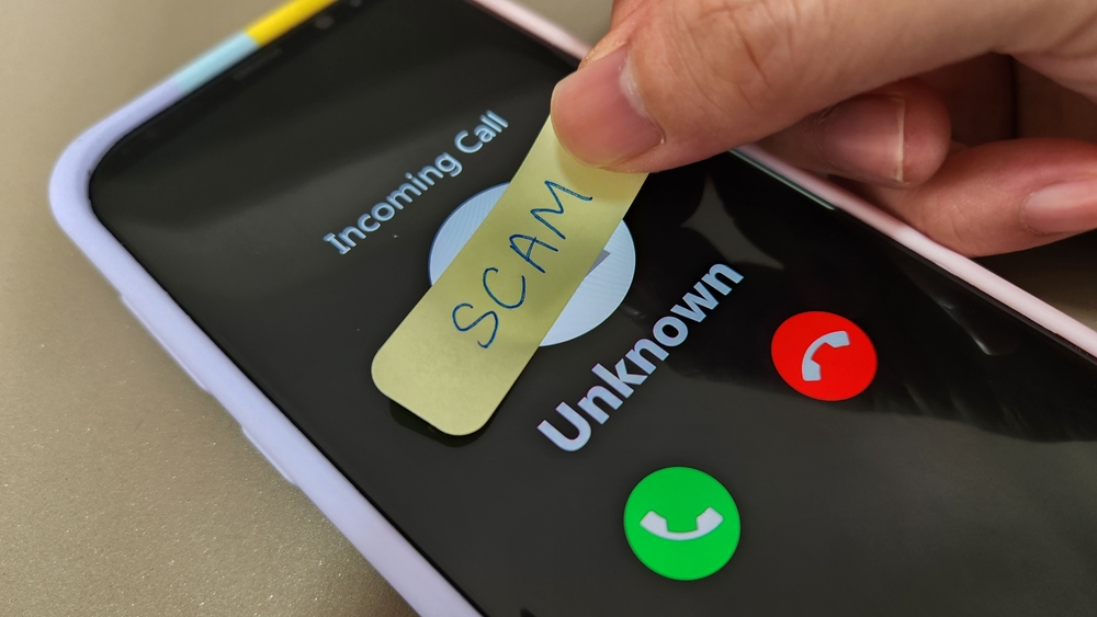 Suspected spam call,scam,telefon