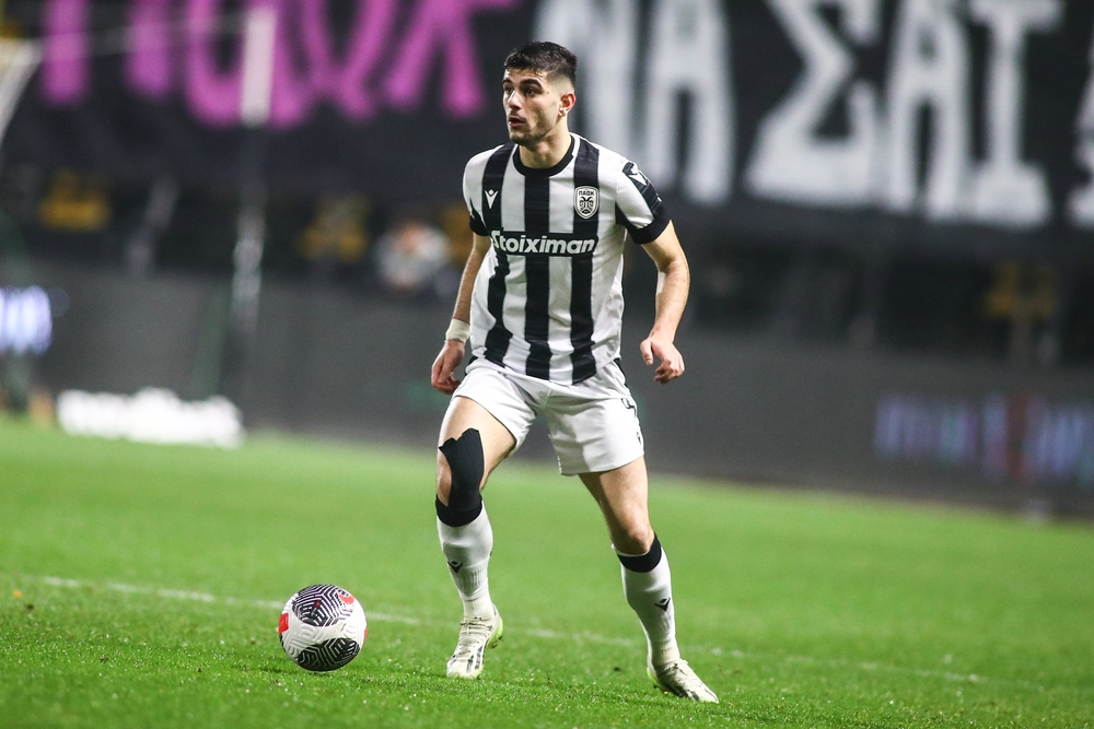 Thessaloniki,,Greece,-,Jan.,07,,2024.,Paok's,Konstantinos,Koulierakis,In