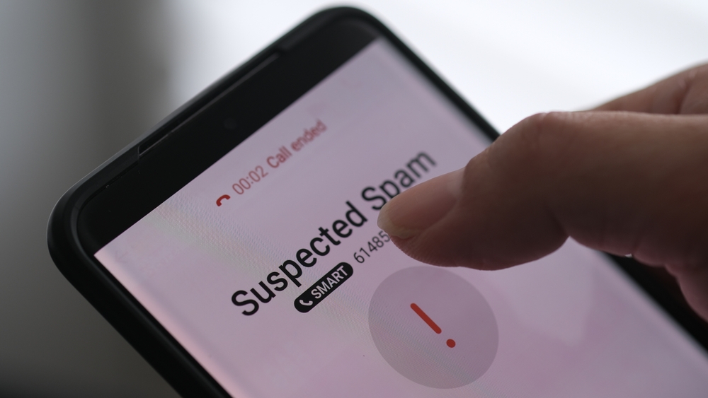 Suspected spam call,scam,telefon