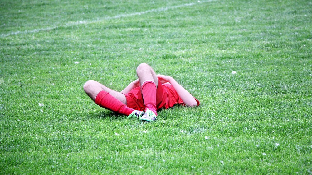 footballer football player injury