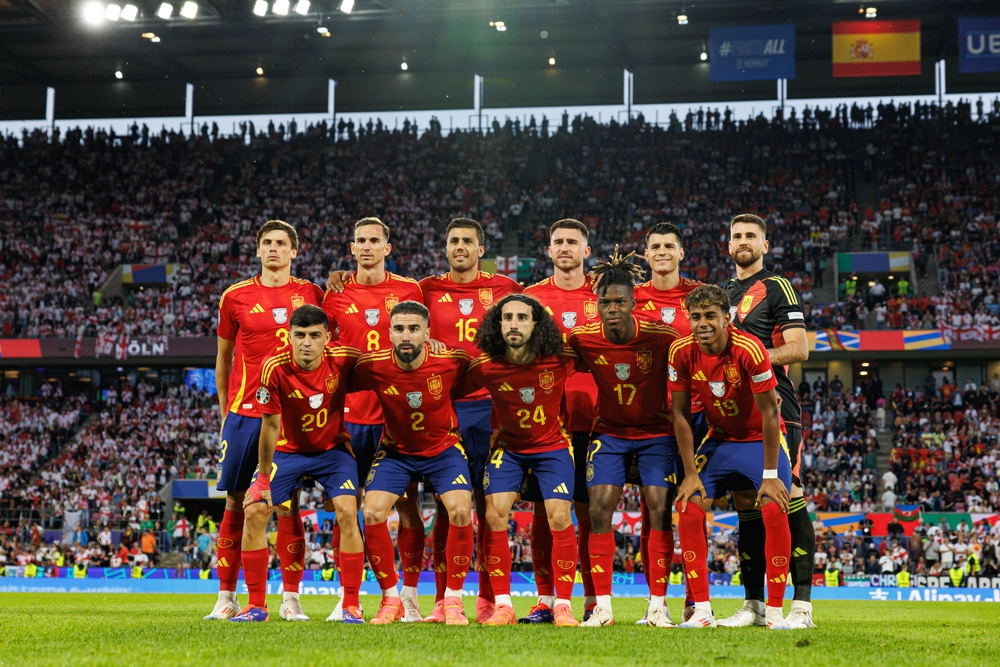Cologne,,Germany,-,06,30,2024:,Team,Of,Spain,Seen