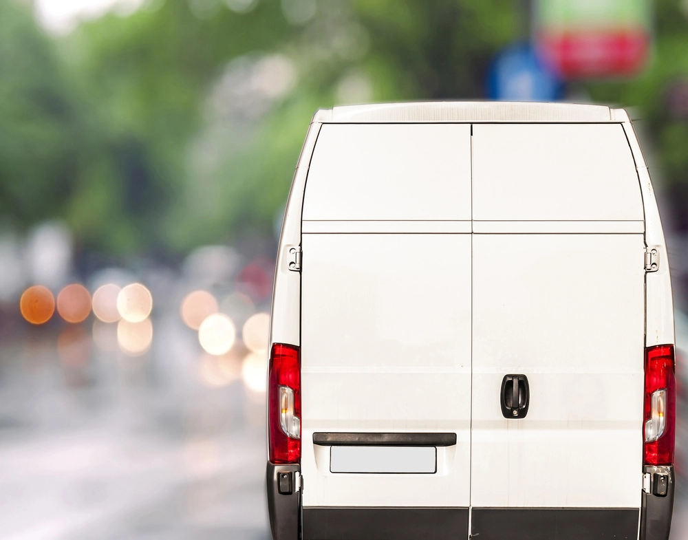 White Delivery Van, Hvid Varevogn