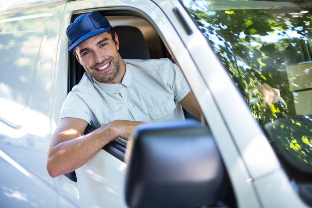 Delivery,Driver,Truck,Van,Varevogn,Chauffør