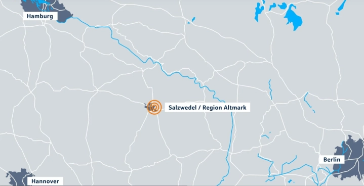 Sachsen-Anhalt, kort, Neptune Energy, Lithius, udgravning, minedrift