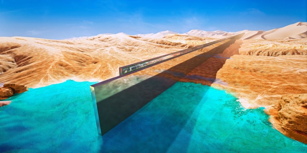 Saudiarabisk megaprojekt skulle blive 170 kilometer langt: Nu er der opsigtsvækkende nyt