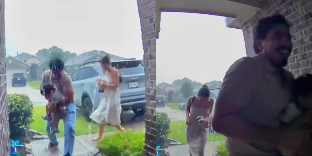 Kvinde går viralt med rørende 7 sekunder lang video fanget af kamera i dørklokke