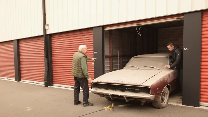 Dodge Charger fra 1968, old car, veteran cal, bil