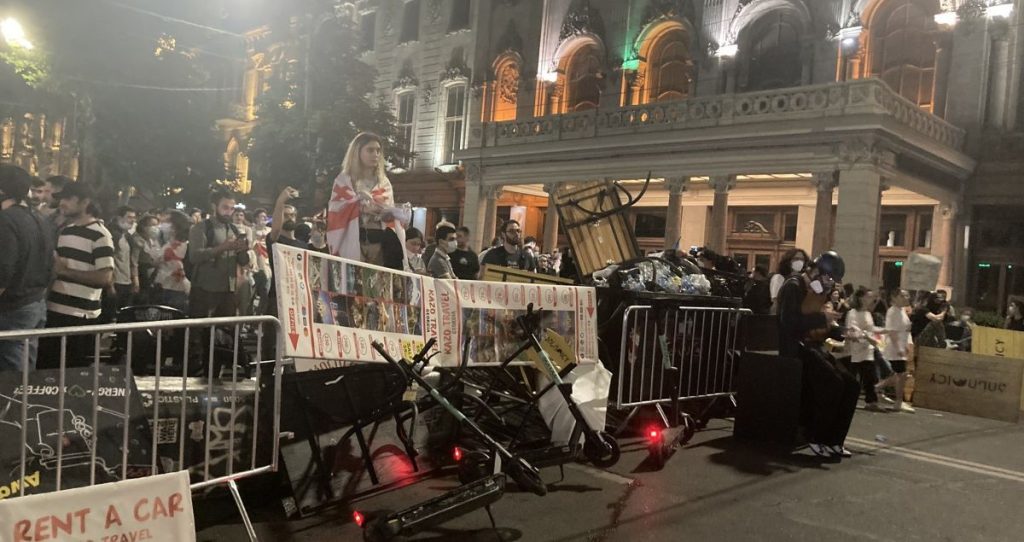 Georgia Protests tsbili