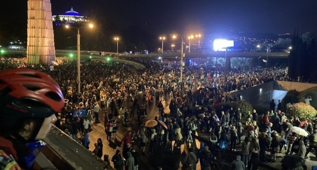 Georgia Protests tsbili