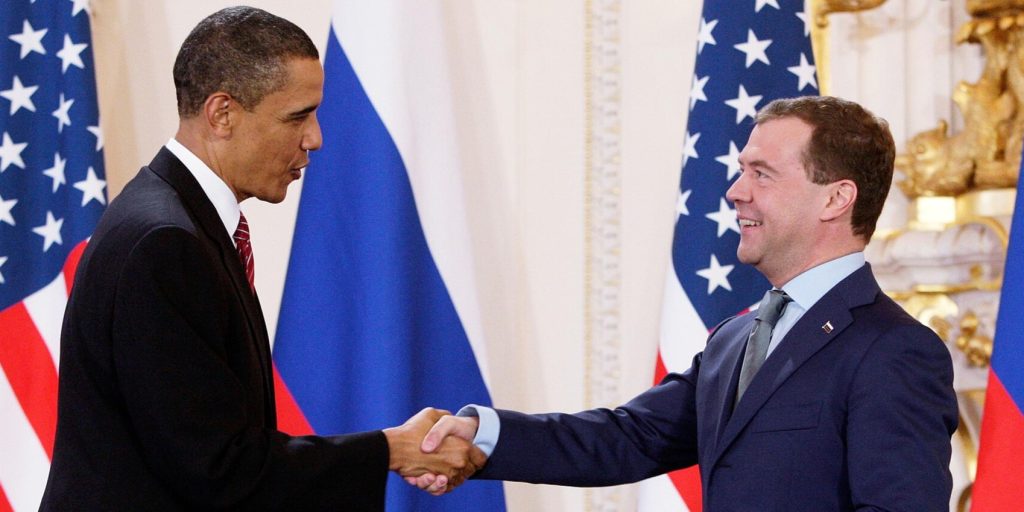 Barack Obama, Dmitry Medvedev