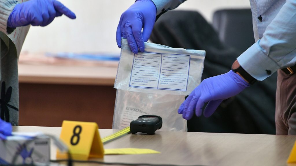 Forensic Report evidence crime scene