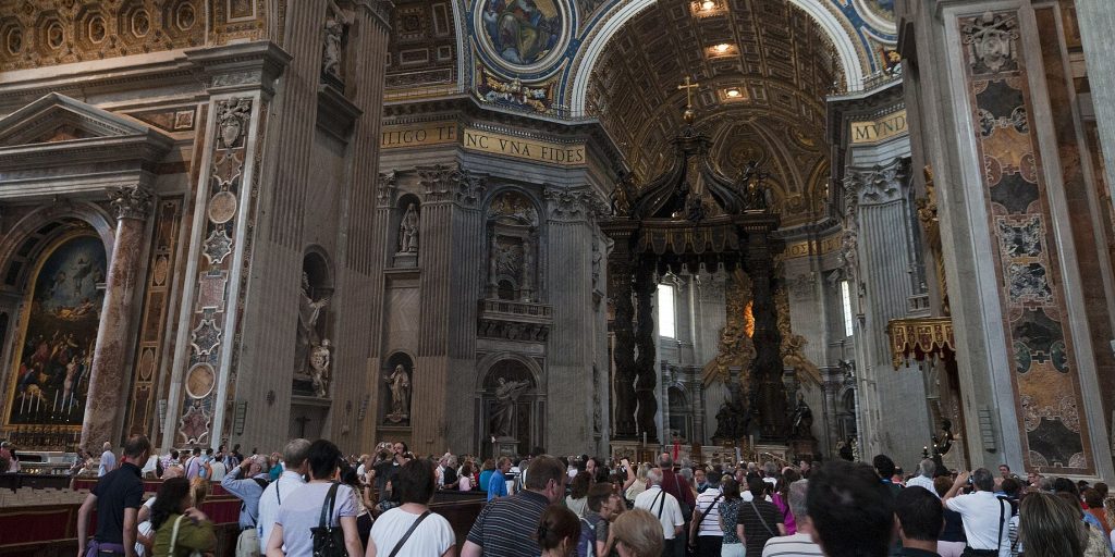 Altar of Confession, St. Peter's Basilica, the Vatican
