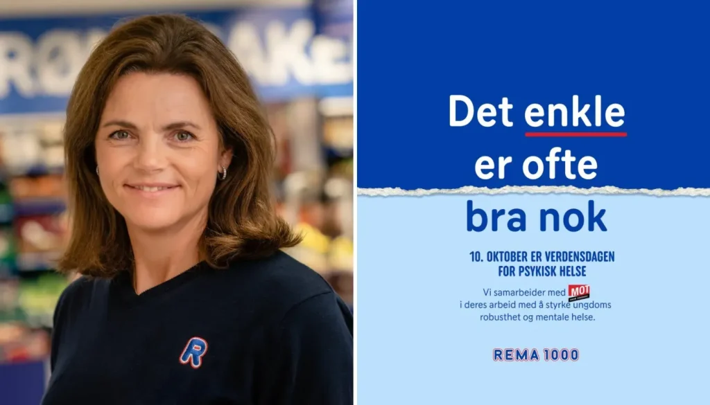 Pia Mellbye, Salgs- og markedsdirektør i Rema 1000, ny kampanje