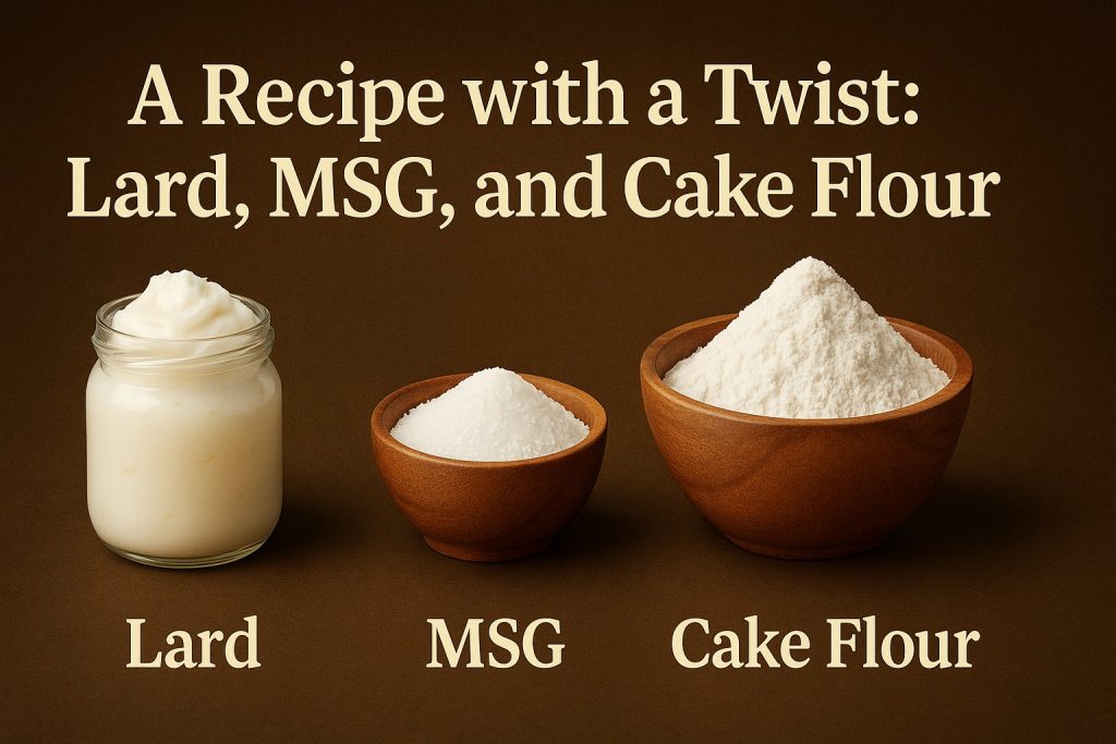 Recipe/Lard/MSG/cake Flour/ KFC