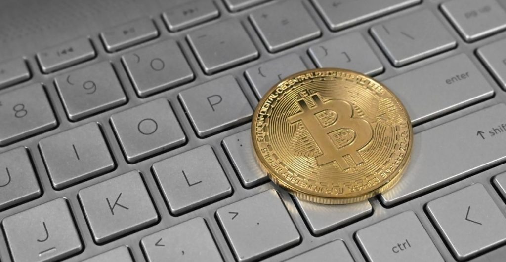 Bitcoin_on_Laptop_Keyboard