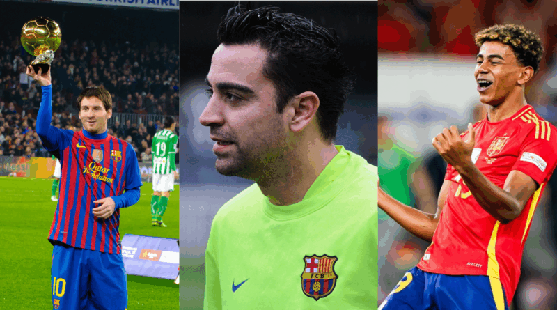 Messi, Xavi, Lamine