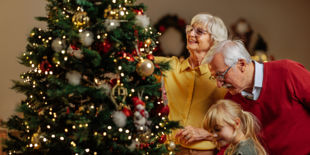 Jul juletræ ældre senior