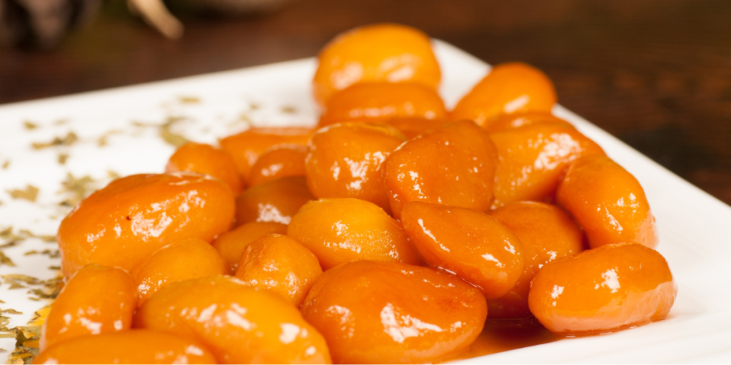 Brun kartofler julemad jul