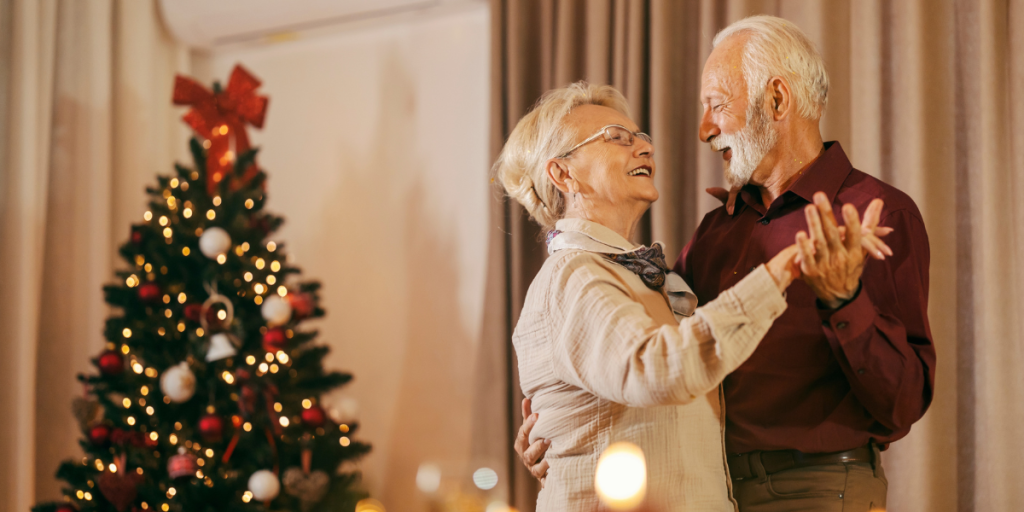 Jul ældre senior Christmas juletræ