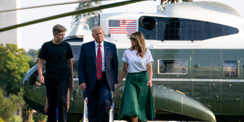 Trump-Barron-Melania