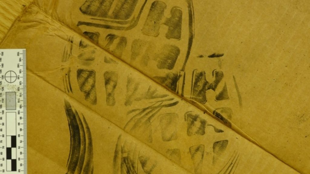 footprint crime scene evidence