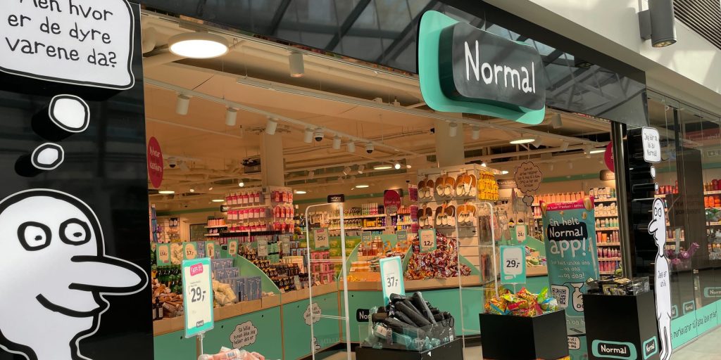 Trist nyt for kunder, der shopper i NORMAL
