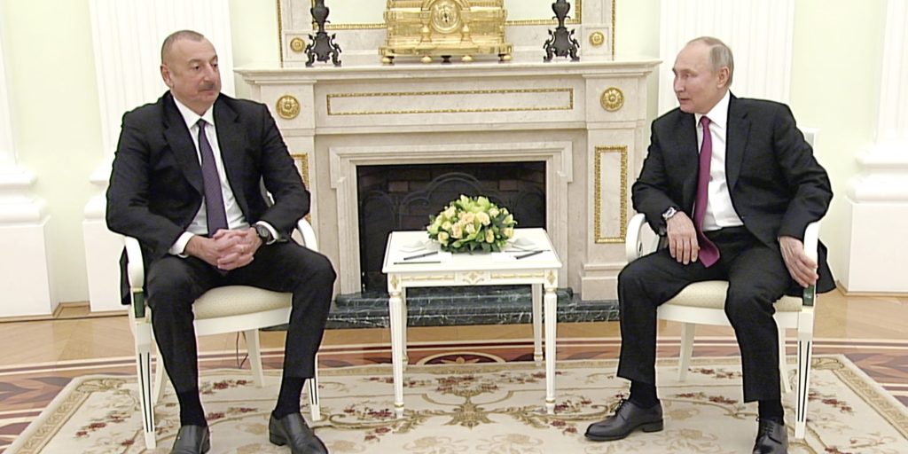 Ilham Aliyev, Vladimir Putin