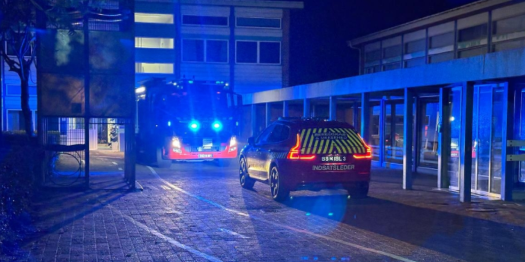Skole, brand