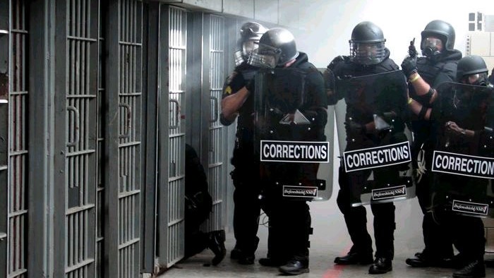 jail Prison Tactical Team attack