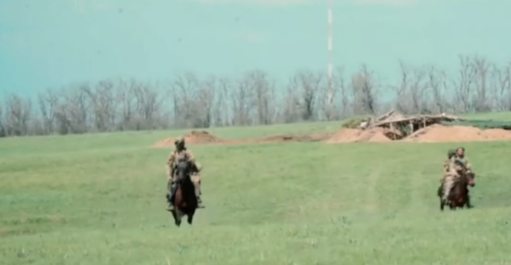 russian soldier horses
