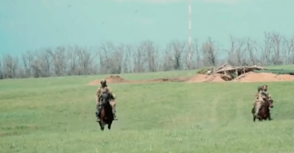 russian soldier horses