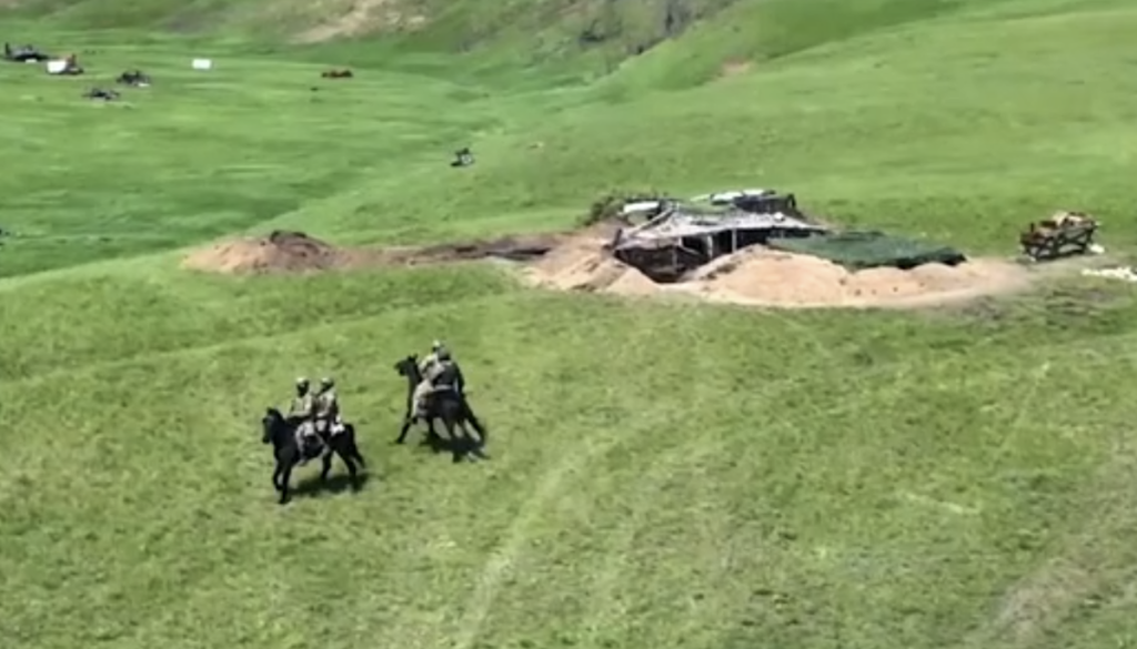 russian soldier horses