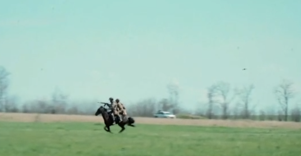 russian soldier horses