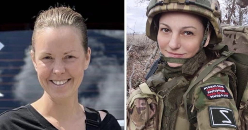 russia female soldier