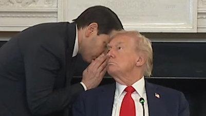The note Trump received from Rubio during White House event: “They’re going to need me”
