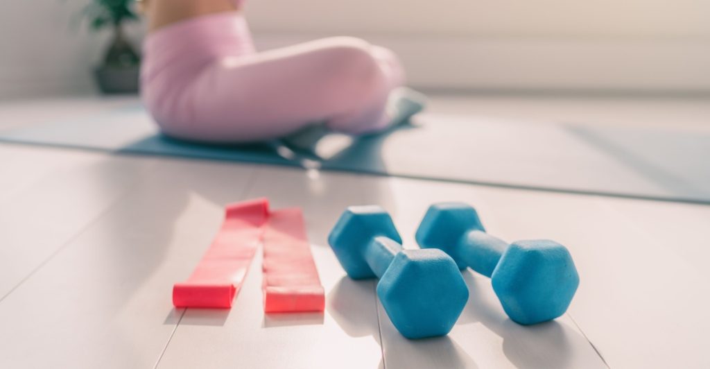 Dumbbells, vikter, träning, workout