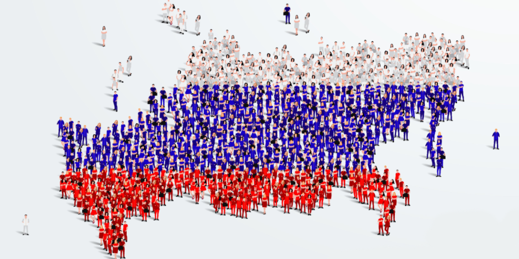Russia, population, flag